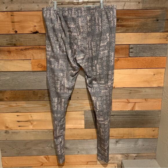 Johnny Was Pete & Greta Grey Art Boho Patterned Pull-On Pants Size XL - Picture 6 of 10